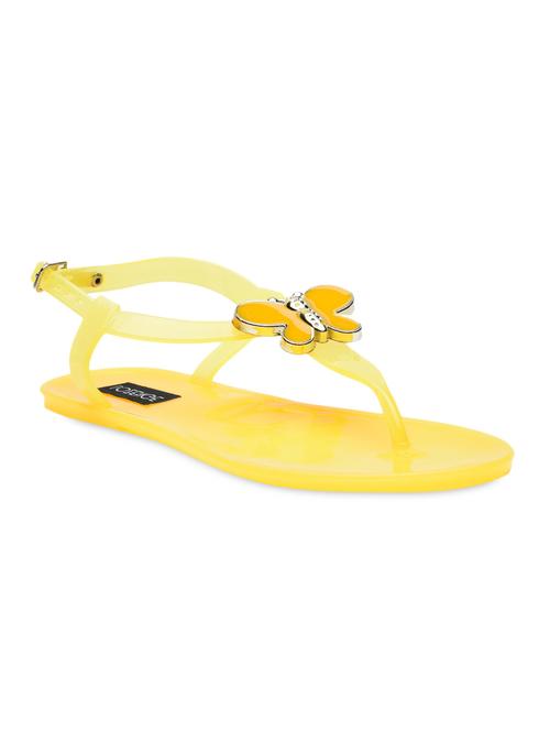 yellow rubber butterfly flats - 1161895 - Very Small Image - 1