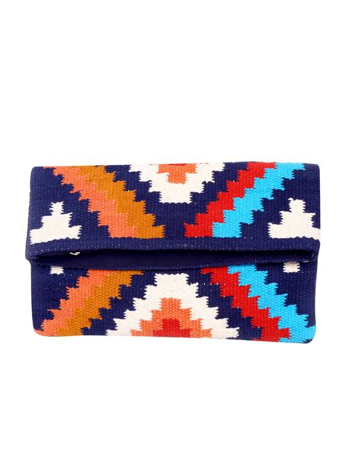 multi colored cotton clutch - 11621967 - Very Small Image - 1