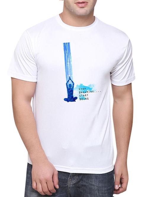 white polyester tshirt - 11622453 - Very Small Image - 1