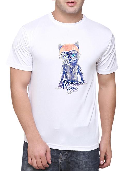 white polyester tshirt - 11622483 - Very Small Image - 1