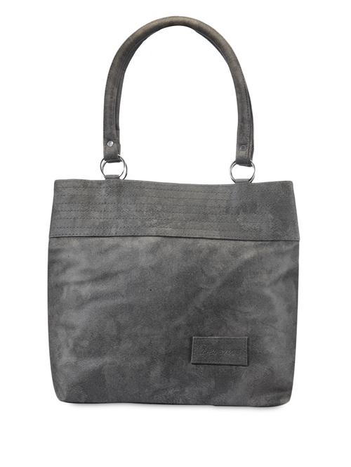 grey leatherette handbag - 1163645 - Very Small Image - 1