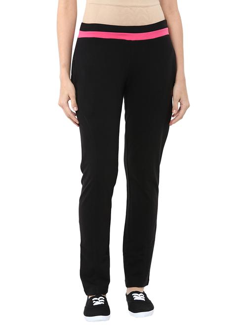black cotton track pants - 11656153 - Very Small Image - 1