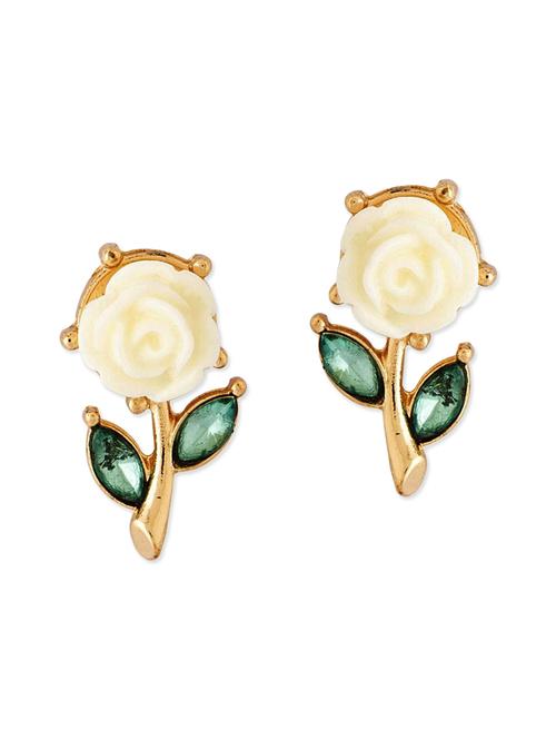 gold metal studs earring - 11657425 - Very Small Image - 1
