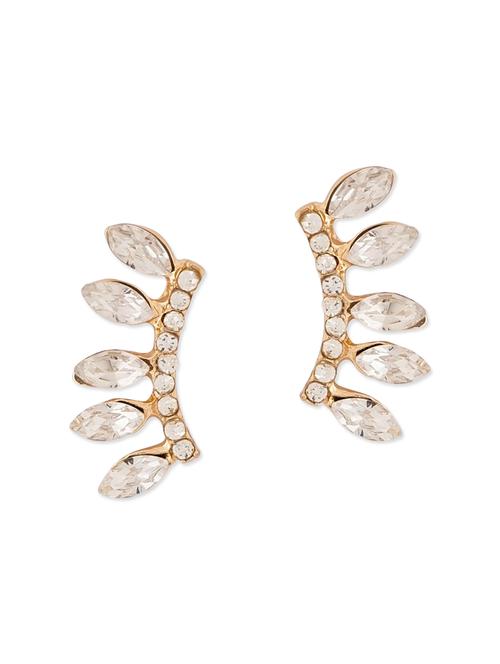 gold metal drop (set of 2) earrings - 11657427 - Very Small Image - 1