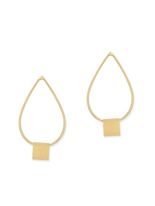 gold metal other earring - 11657605 - Very Small Image - 1