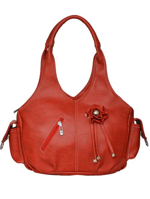 red leatherette handbag - 11663162 - Very Small Image - 1