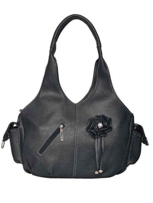 black leatherette handbag - 11663163 - Very Small Image - 1