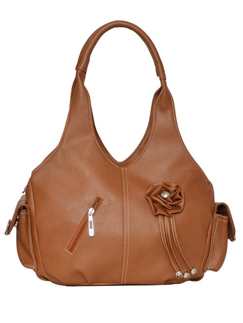 brown leatherette handbag - 11663165 - Very Small Image - 1
