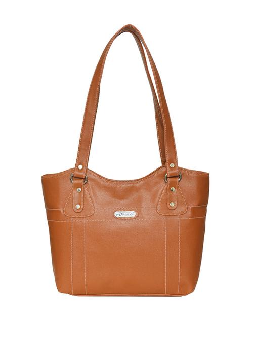 brown leatherette handbag - 11663188 - Very Small Image - 1