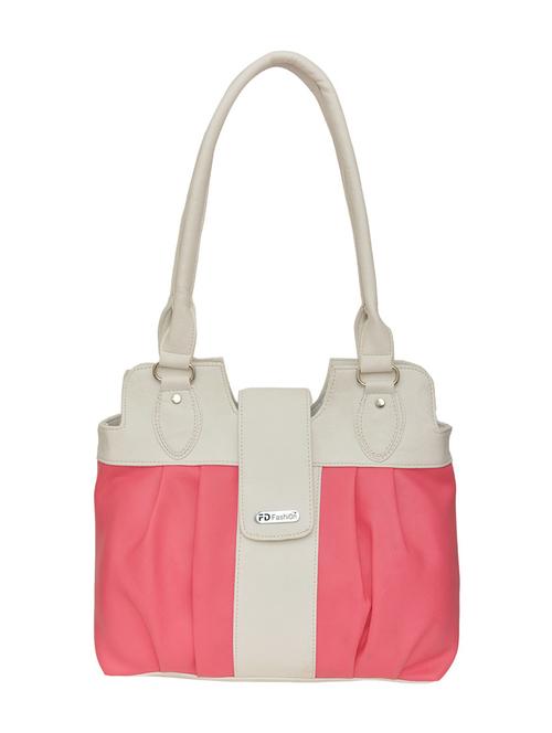 pink leatherette handbag - 11663306 - Very Small Image - 1
