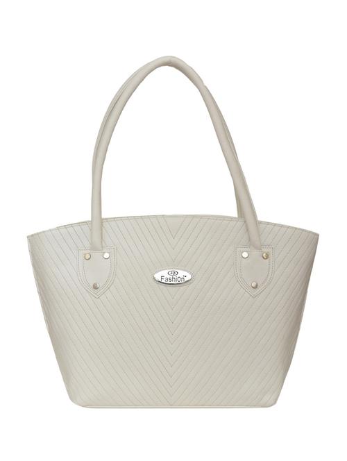 white leatherette handbag - 11663336 - Very Small Image - 1