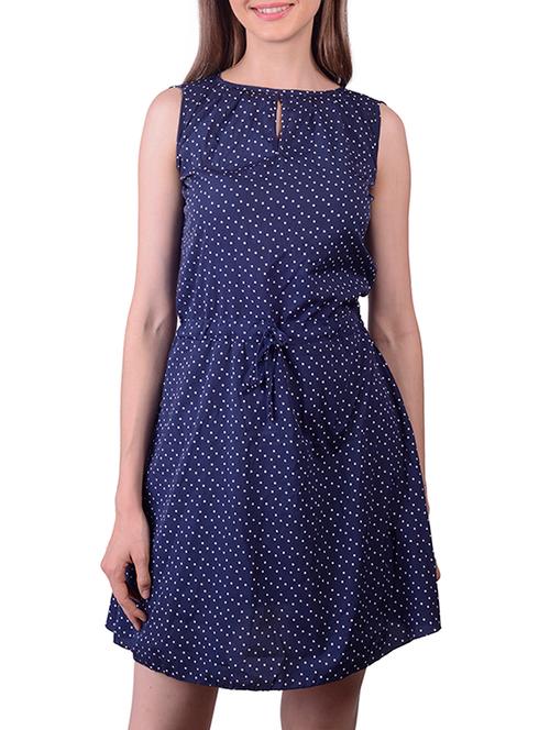 blue polyester dress - 11665197 - Very Small Image - 1