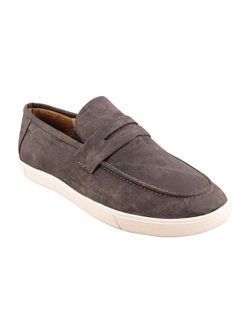 brown synthetic slip on loafers - 11669458 - Very Small Image - 1