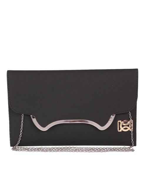 black leather clutch - 11673785 - Very Small Image - 1