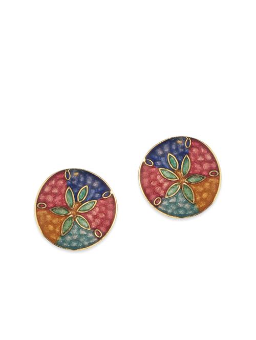 multicolored copper clip-on earrings - 11675806 - Very Small Image - 1