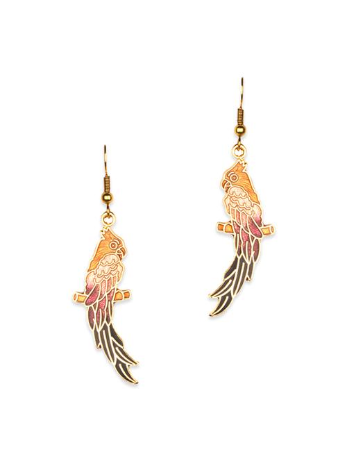 multicolored meenakari drop earrings - 11675824 - Very Small Image - 1