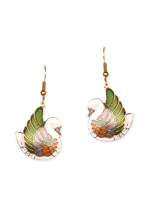 multicolored meenakari earrings - 11675861 - Very Small Image - 1