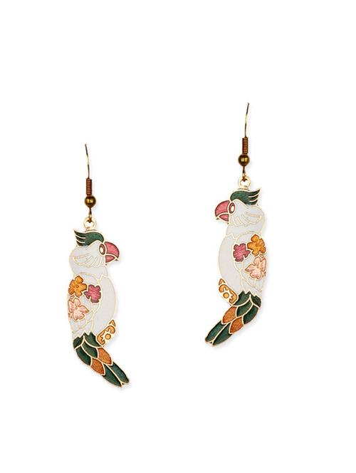 multicolored meenakari earrings - 11675871 - Very Small Image - 1