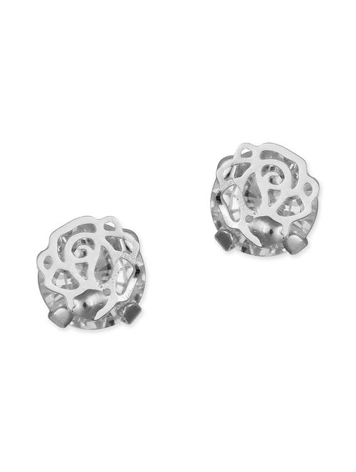 silver metal studs earrings - 11677525 - Very Small Image - 1