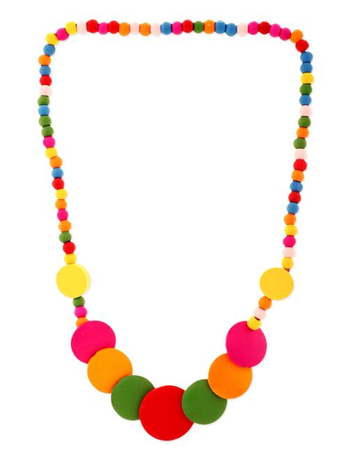 multi colored beaded casual short necklace - 11677664 - Very Small Image - 1