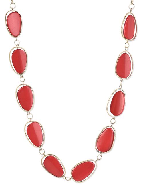 solid red circular neck piece - 1168014 - Very Small Image - 1