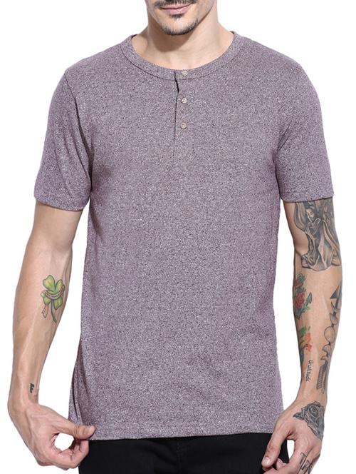 purple cotton t-shirt - 11685110 - Very Small Image - 1