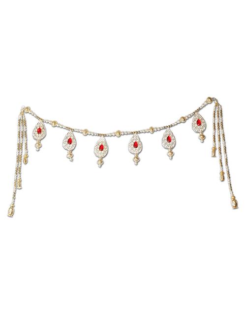 pearl with golden hanging toran - 11685648 - Very Small Image - 1