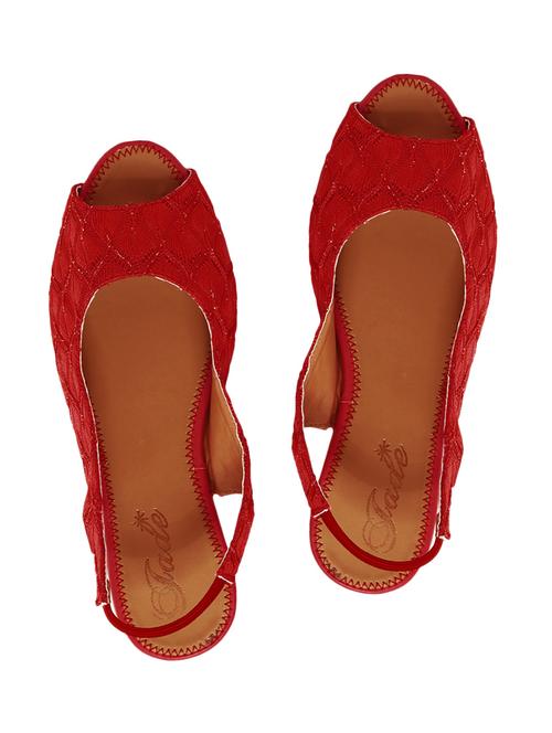 red back strap sandal - 11685931 - Very Small Image - 1