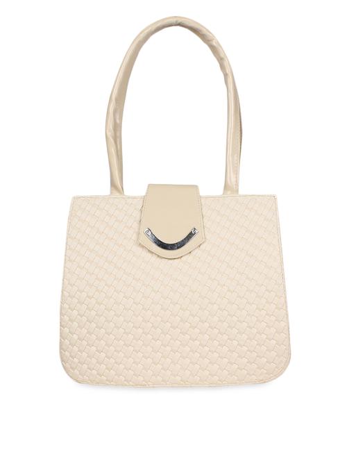 off white textured leatherette shoulder bag - 1172056 - Very Small Image - 1