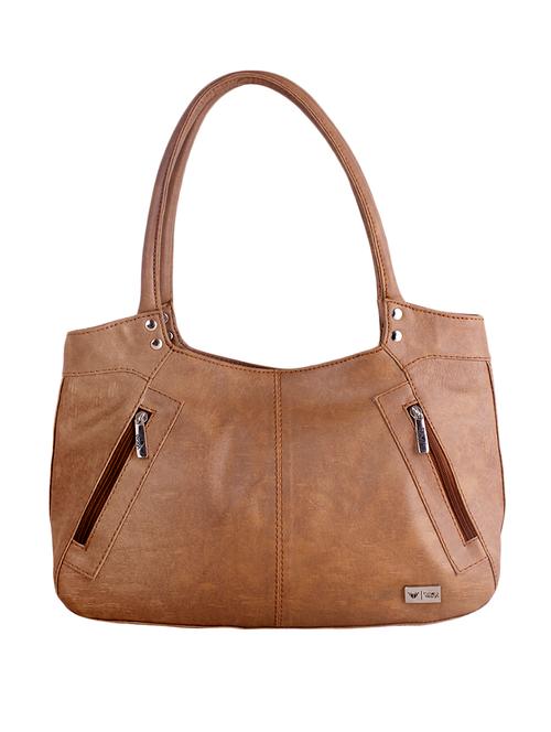 brown leatherette handbag - 11720683 - Very Small Image - 1