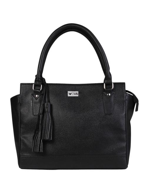 black leatherette handbag - 11720691 - Very Small Image - 1