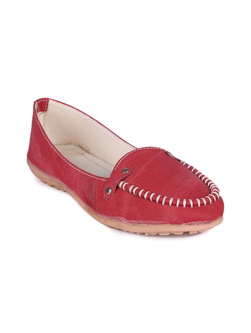 red faux leather loafer - 11722052 - Very Small Image - 1
