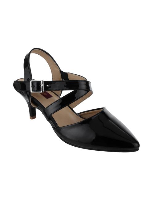 black leatherette sandal - 11724637 - Very Small Image - 1