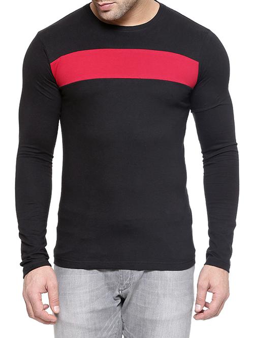 black striped cotton t-shirt - 11725844 - Very Small Image - 1