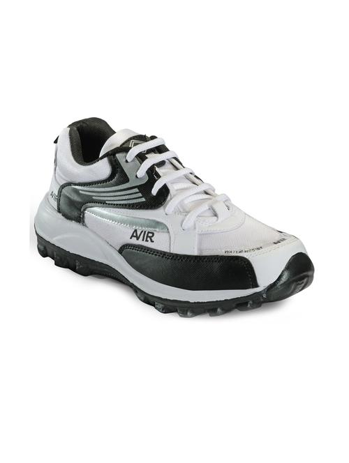 white and black leatherette sport shoe - 11728012 - Very Small Image - 1