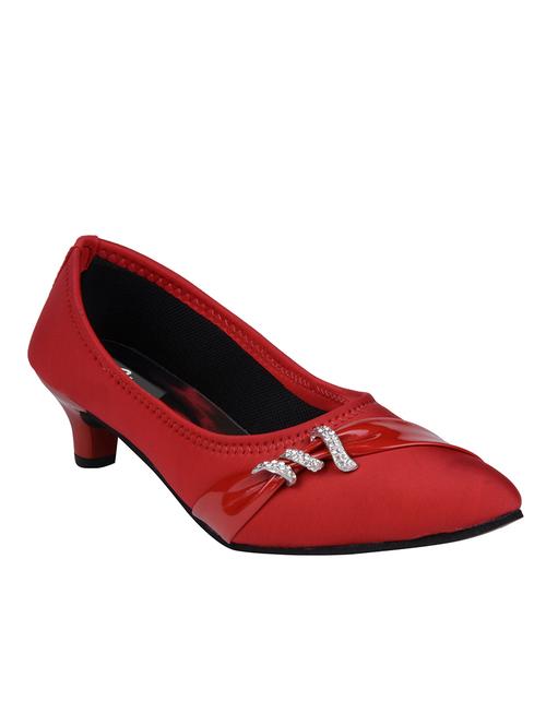 brown fabric slip on pumps - 11732719 - Very Small Image - 1