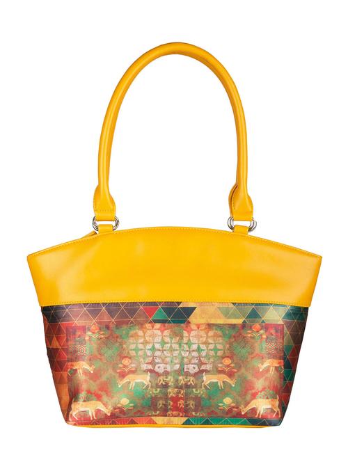 multi colored leatherette handbag - 11734933 - Very Small Image - 1