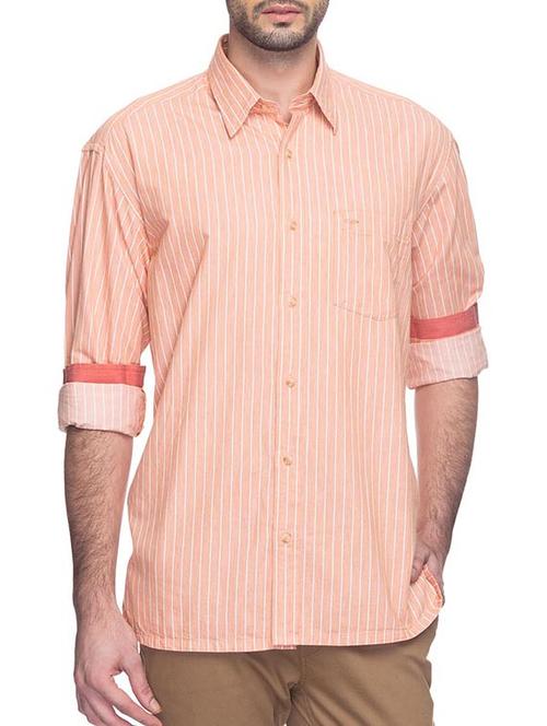 red cotton casual shirt - 11735005 - Very Small Image - 1