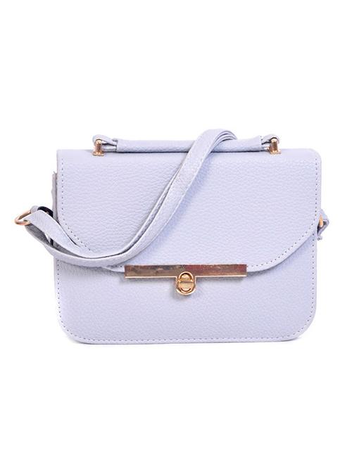 grey leatherette sling bag - 11737593 - Very Small Image - 1