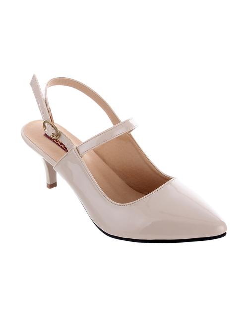 nude leatherette sandal - 11741204 - Very Small Image - 1