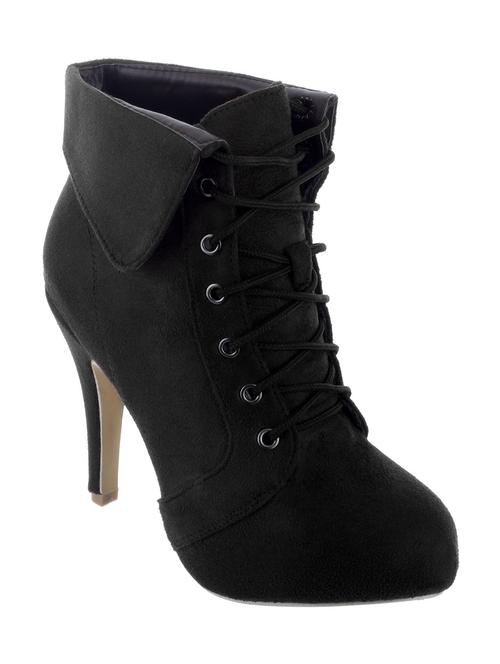 black leatherette ankle boot - 11741210 - Very Small Image - 1