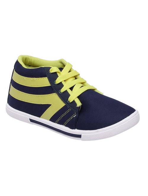 blue canvas lace up sneakers - 11741275 - Very Small Image - 1