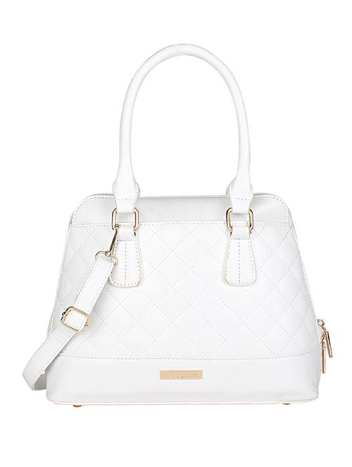 white leatherette handbag - 11741675 - Very Small Image - 1