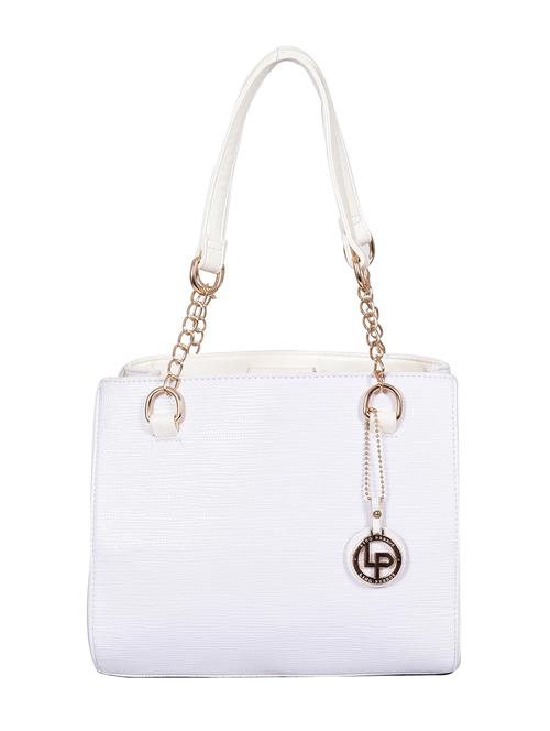 white leatherette handbag - 11741683 - Very Small Image - 1