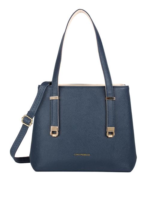 blue leatherette handbag - 11741685 - Very Small Image - 1
