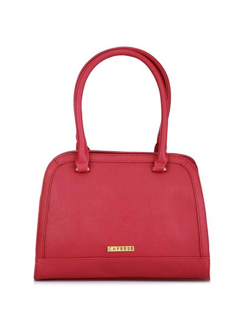 red leatherette satchel - 11748589 - Very Small Image - 1