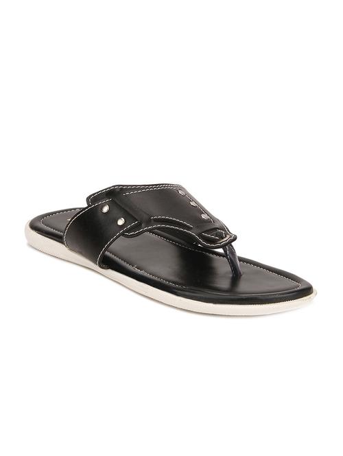 black leatherette slipper - 11759933 - Very Small Image - 1