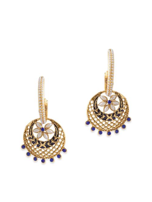 multi brass drop earring - 11765164 - Very Small Image - 1