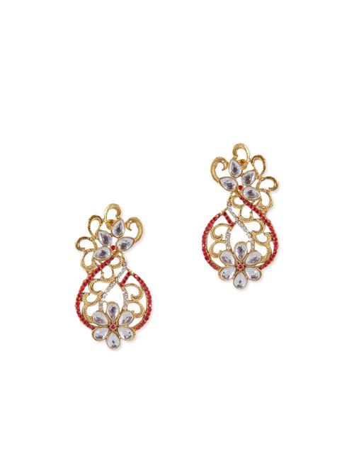 multi colored brass drop earring - 11765255 - Very Small Image - 1