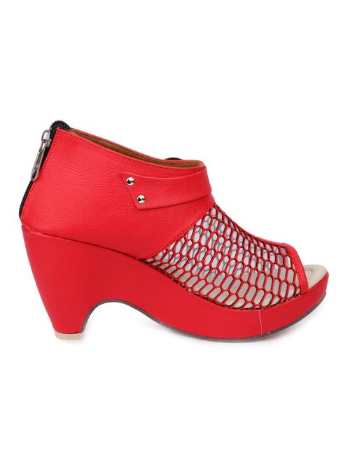 red closed back sandal - 11777166 - Very Small Image - 1